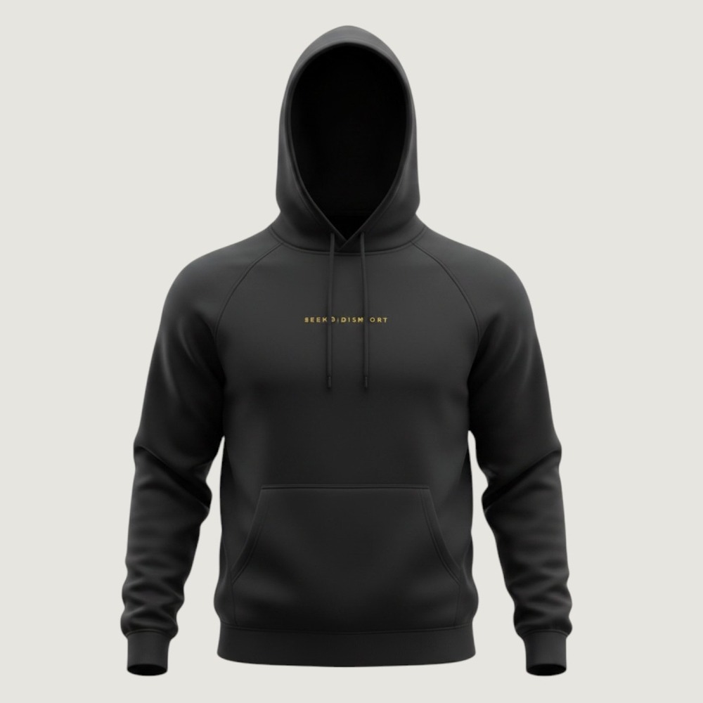 Lululemon X Seek Discomfort City Sweat Hoodie Black Graphic Pullover Pockets M